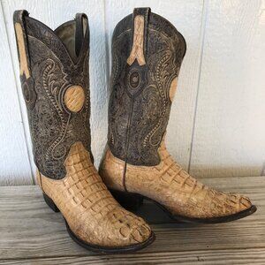Cuadra Blonde Cayman Mens Western Leather Boots US 9 D MX 28